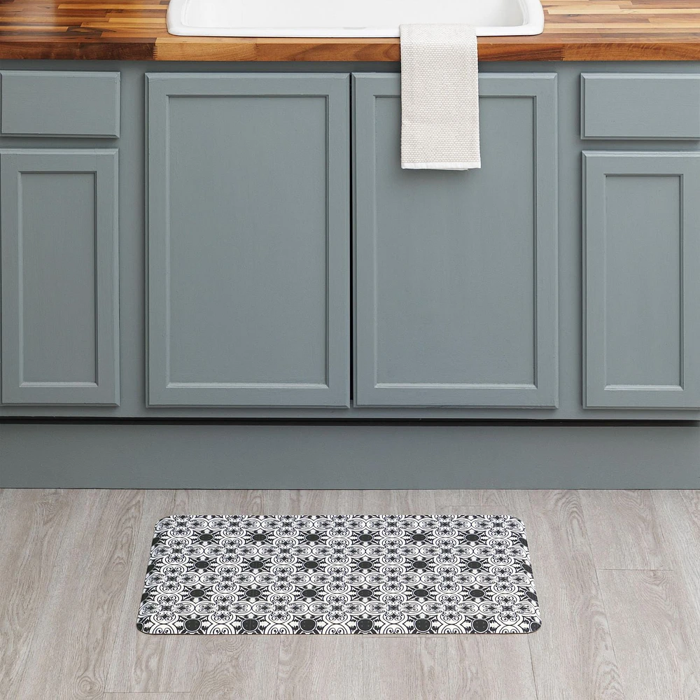 MH Stark Tile Mult Polyester Kitchen Mat 18x30