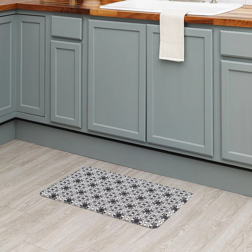 MH Stark Tile Mult Polyester Kitchen Mat 18x30