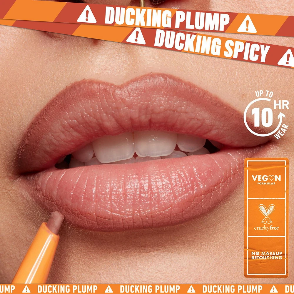 NYX Professional Makeup Duck Plump Plumping Lip Liner, With Spicy Ginger & Capsicum