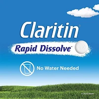 Claritin Rapid Dissolve Allergy Medicine - 24 Hour Non-Drowsy Allergy Medication, Loratadine Antihistamine Pills For Allergy Relief, 50 Tablets
