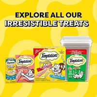 Temptations Creamy Puree Chicken and Beef Liver Lickable Adult Cat Treats, 24x12g