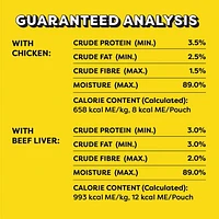 Temptations Creamy Puree Chicken and Beef Liver Lickable Adult Cat Treats, 24x12g