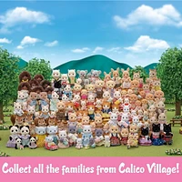 Calico Critters Midnight Cat Family, Set of 4 Collectible Doll Figures