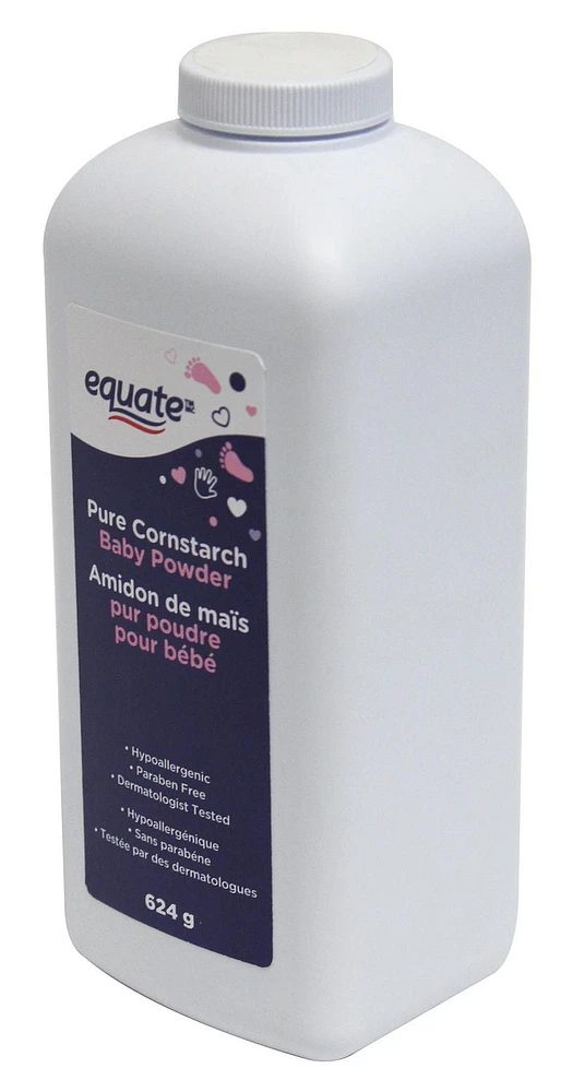 Equate Poudre d'amidon de maïs pur pour bébés -  Original 624G