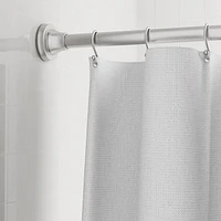 Mainstays Adjustable Tension Shower Curtain Rod with Decorative Finials