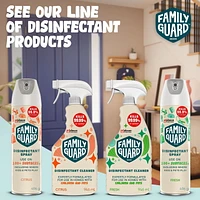 Family Guard™ Disinfectant Spray, Kills 99.9% of Germs, Citrus Scent, 496g