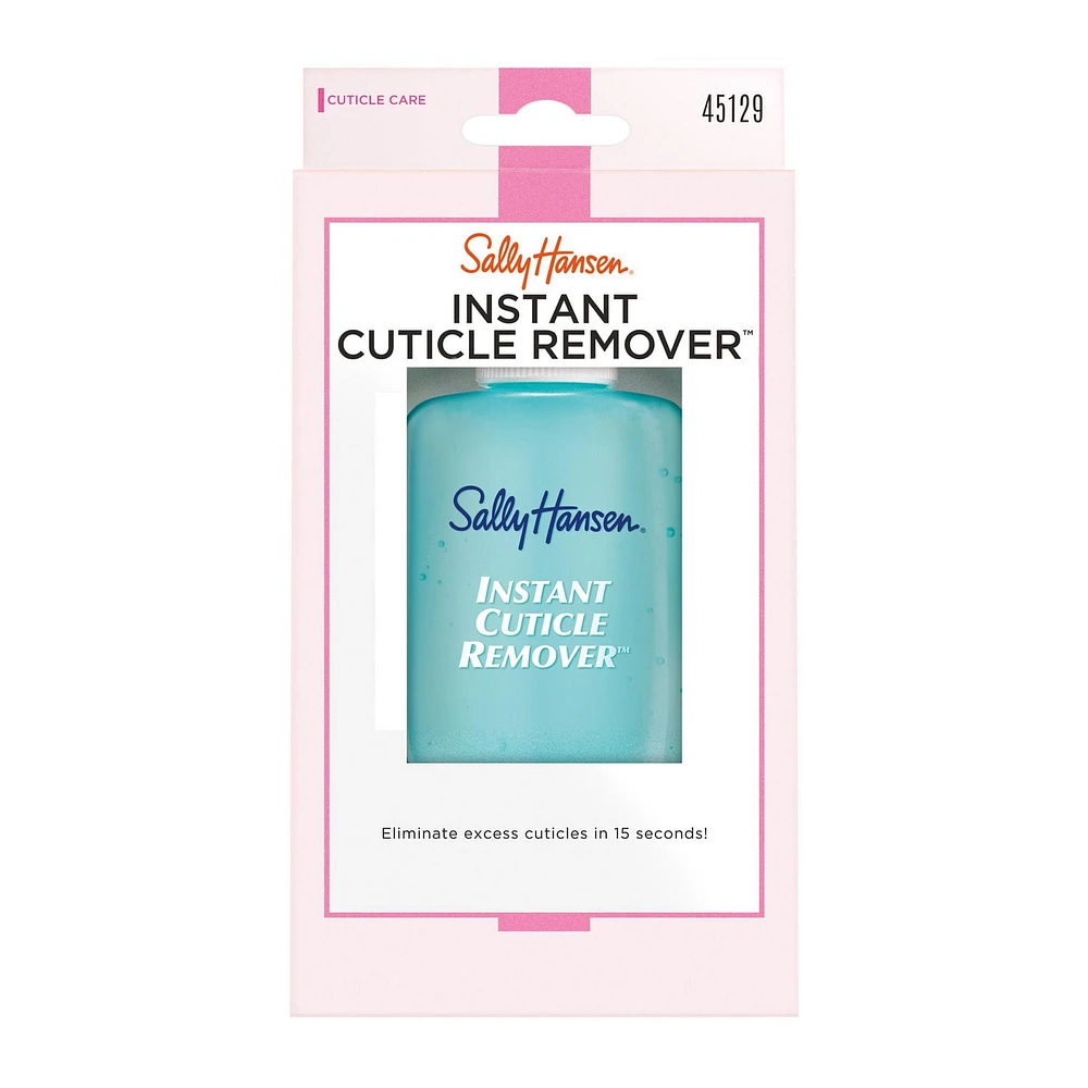 Sally Hansen Instant Cuticle Remover™, formule gel à base de camomille et d'aloès, dissout les cuticules, peut être utilisé pour les callosités Elimine les cuticules