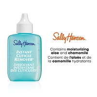 Sally Hansen Instant Cuticle Remover™, formule gel à base de camomille et d'aloès, dissout les cuticules, peut être utilisé pour les callosités Elimine les cuticules