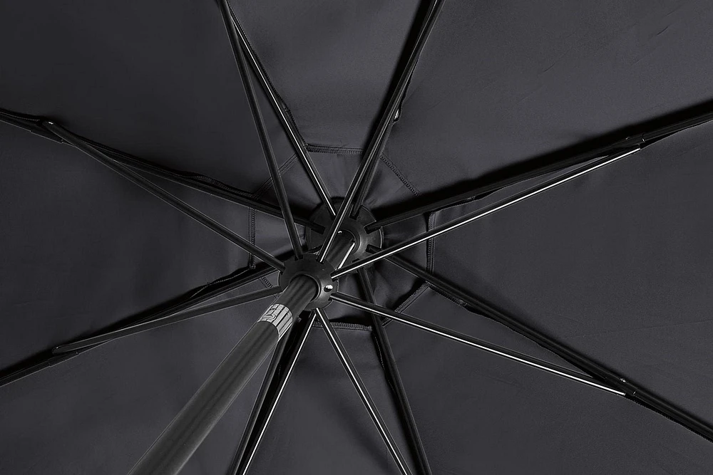Parasol de marché rond pour patio de 2,7 m HOMETRENDS Résiste à la décoloration