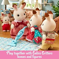 Calico Critters Laundry & Vacuum Cleaner, Dollhouse Furniture and Accessories with "Working" Features