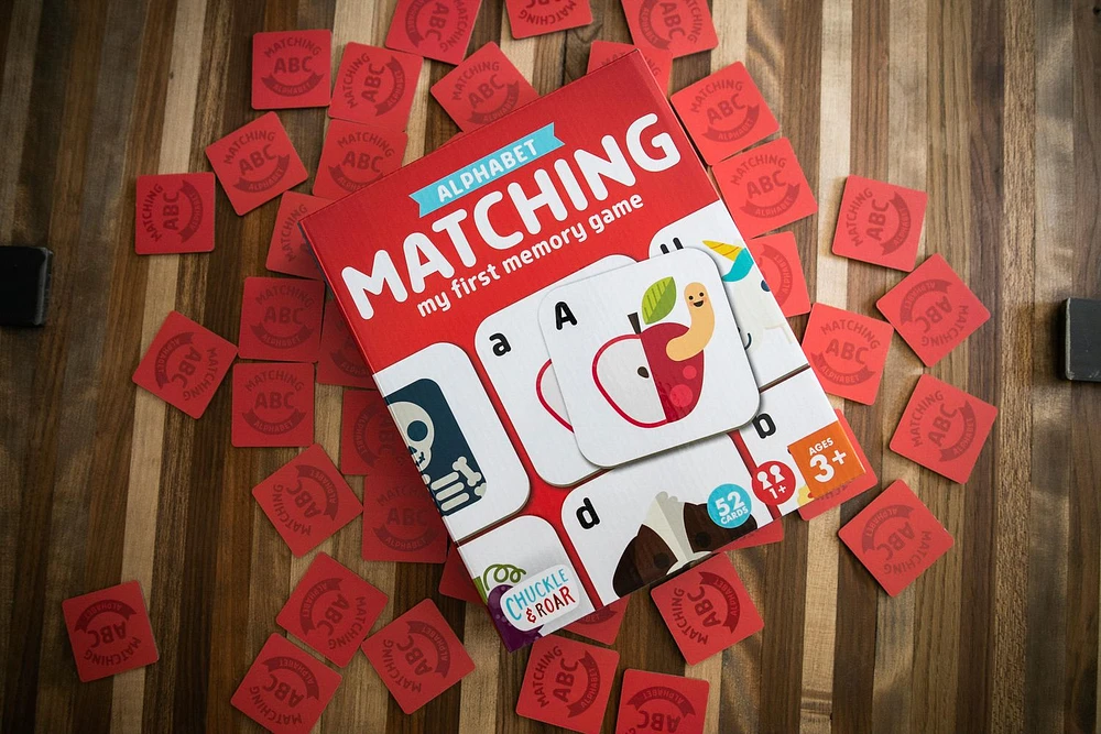 Chuckle & Roar ABC Matching Game for Children Ages 3+ by Buffalo Games