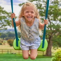 TP Small to Tall 2 in 1 Metal Single Swing Set