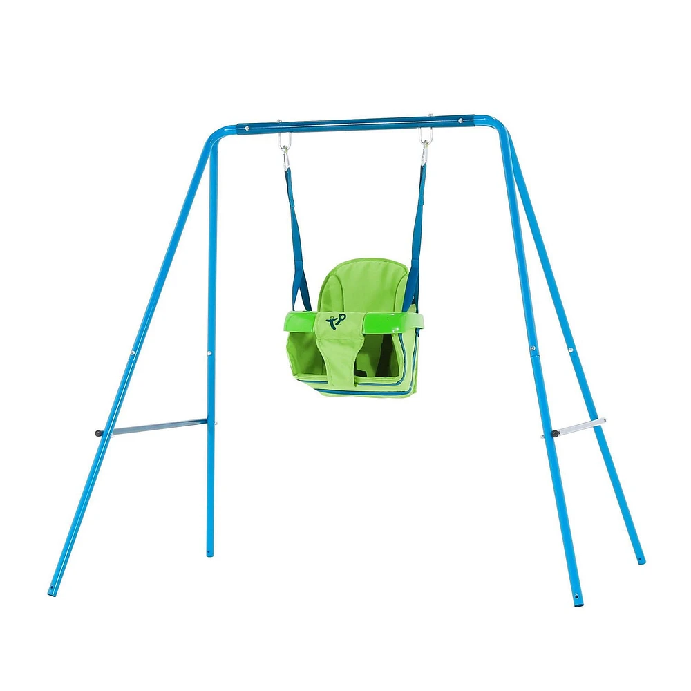 TP Small to Tall 2 in 1 Metal Single Swing Set