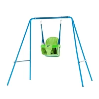 TP Small to Tall 2 in 1 Metal Single Swing Set