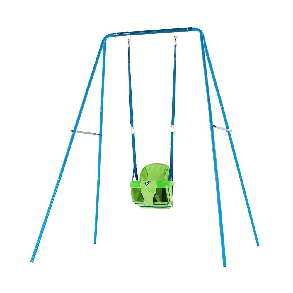 TP Small to Tall 2 in 1 Metal Single Swing Set