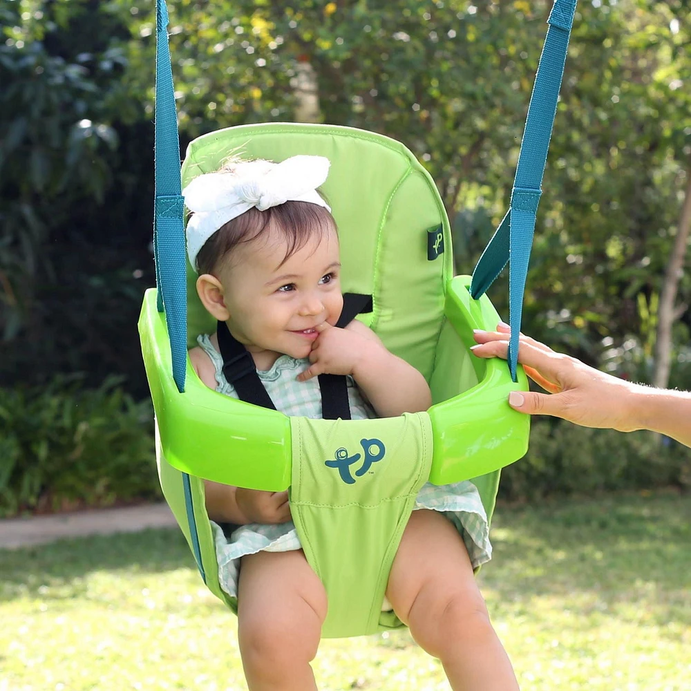 TP Small to Tall 2 in 1 Metal Single Swing Set