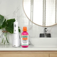 TheraBreath Anticavity Fluoride Mouthwash, Sparkle Mint, Dentist Formulated, 473ml, Therabreath Anti Cavity