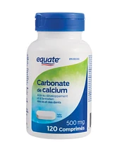 Equate Calcium Carbonate 500mg, 120 Tablets