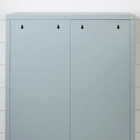 South Shore Crea Metal 2 Door Accent Cabinet Pale Blue