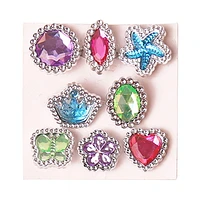 Rhinestone Plastic Rings, Way to Celebrate Party Favors - 8ct, Rhinestone Plastic Rings