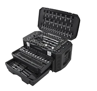 HART 215-Piece Mechanics Tool Set, Multiple Drive, Chrome Finish, 6 and 12 Point Sockets