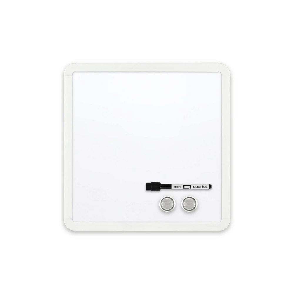 Quartet Plastic Frame 12"x12" Dry Erase Board, Dry Erase Board