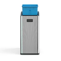 The Step N' Sort 60L, Motion Sensor, Dual Trash and Recycling Bin