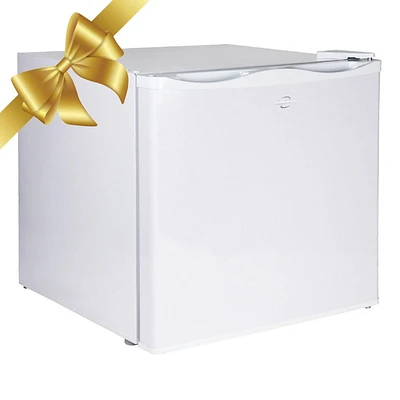 Koolatron 1.2 Cu Ft Upright Cube Freezer, 34L, Adjustable Thermostat for Efficient Freezing in Small Spaces