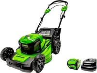 Greenworks 40V 20-Inch Self-Propelled Mower, 5.0 Ah Battery and Charger Included