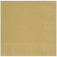 Gold Solid Lunch Napkins, 65ct