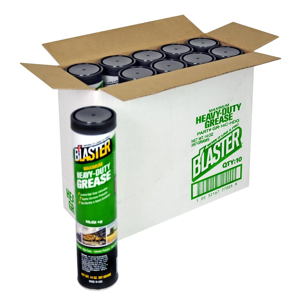 Blaster Maximum Heavy-Duty Grease - 10 Pack