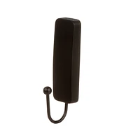 Command™ Hooks 17034MB-2EF, Matte Black, 2 Hooks, 4 Strips, Medium