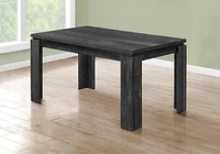 Monarch Specialties Dining Table, 60" Rectangular, Kitchen, Dining Room, Laminate, Black, Contemporary, Modern