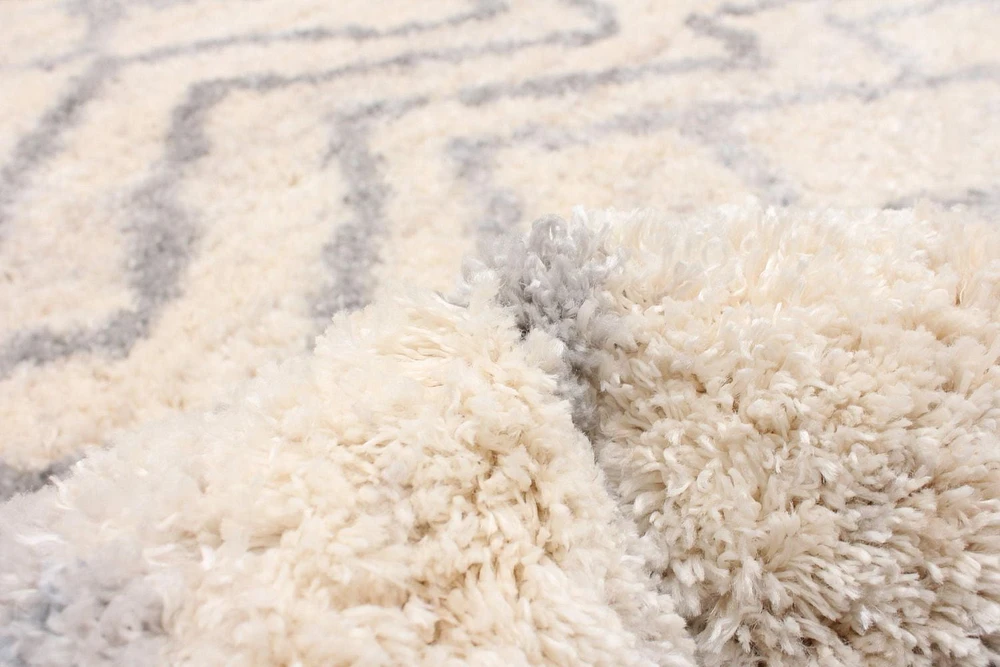 ECARPET Wavy Stripped Frieze Rug, Super Soft & Plush Suzana Collection