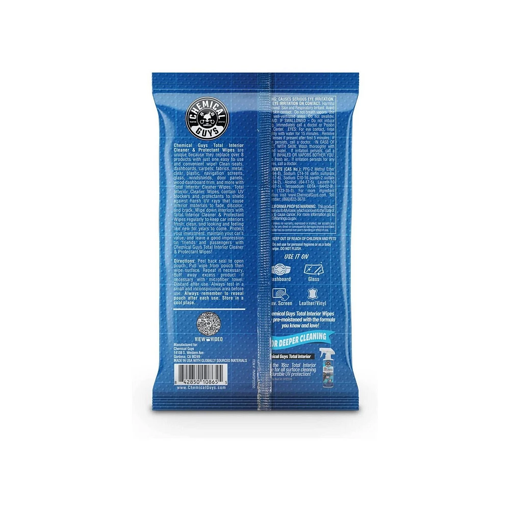 Chemical Guys Total Interior Wipes