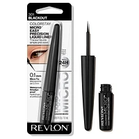 Revlon ColorStay Micro Easy Precision Liquid Eyeliner, 24hr Coverage, 1.7 mL