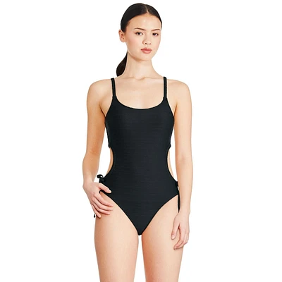 Maillot de bain 1 pièce à motif ajouré George pour femmes