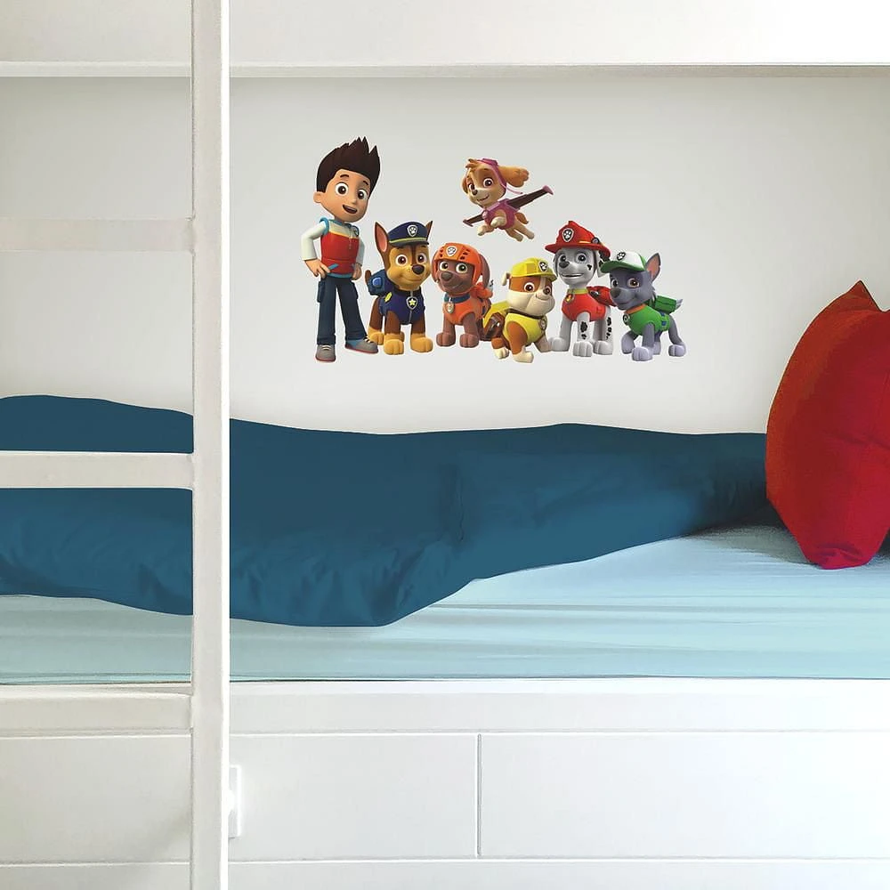 PAW Patrol Peel & Stick Wall Decals, Just Peel and Stick