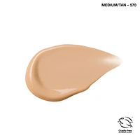 COVERGIRL - Clean Fresh Skin Tint Foundation, Formulated without Parabens, Sulfates, Mineral Oil & Talc. Made with Niacinamide, Coconut Milk & Aloe Extracts, 100% Vegan & Cruelty-Free, For dewy & hyrdated skin