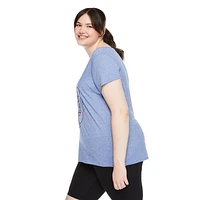 T-shirt avec encolure en V George Plus pour femmes Tailles 1X-4X