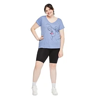 T-shirt avec encolure en V George Plus pour femmes Tailles 1X-4X