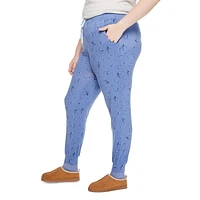George Women's Plus Peached Jersey Jogger, Sizes 1X-3X