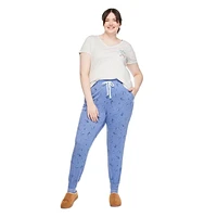 George Women's Plus Peached Jersey Jogger, Sizes 1X-3X