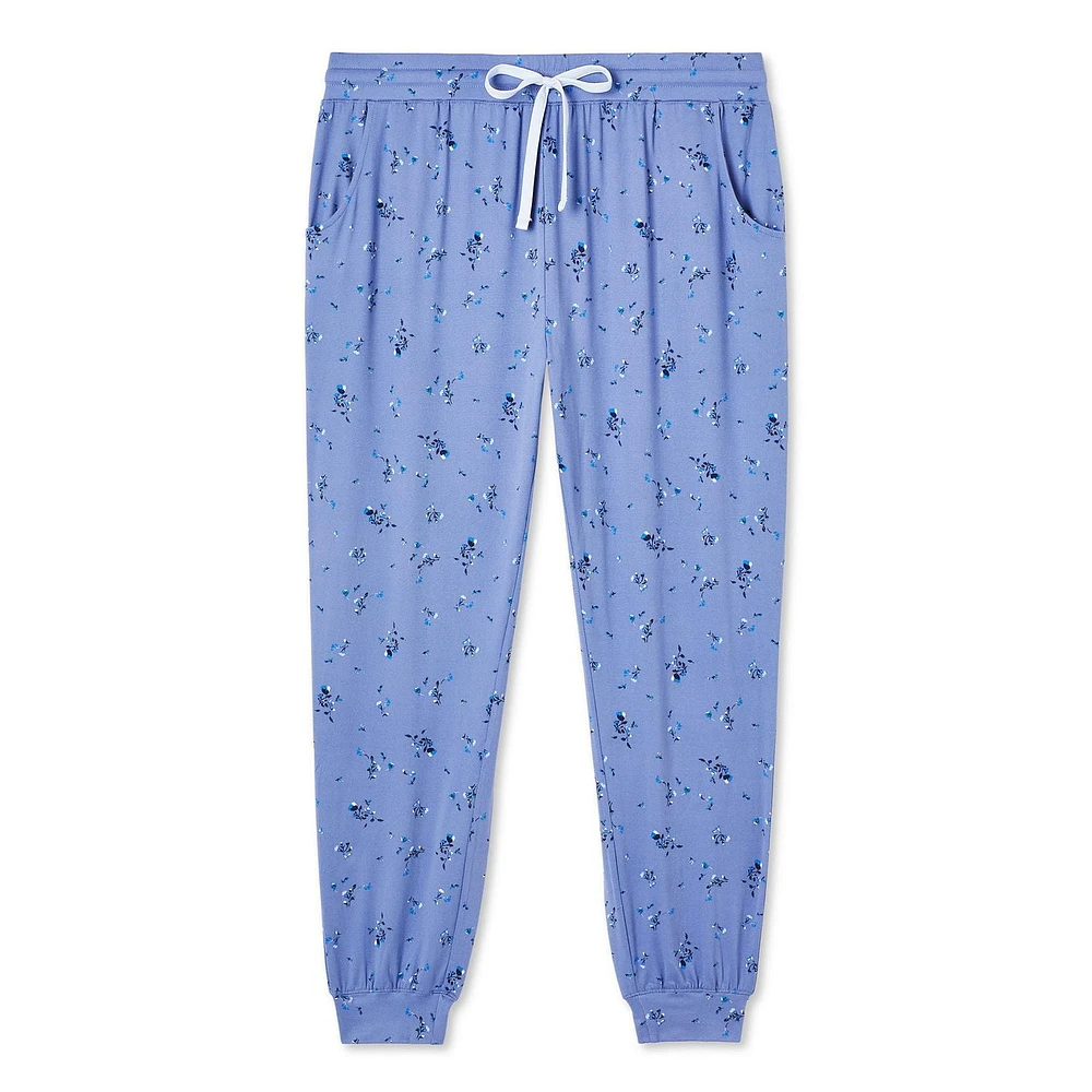 George Women's Plus Peached Jersey Jogger, Sizes 1X-3X