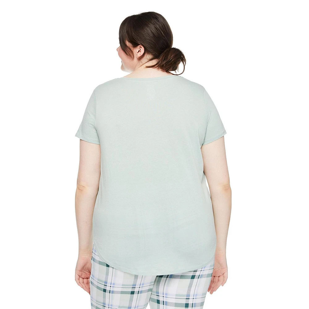 George Women's Plus V-Neckline Tee, Sizes 1X-3X