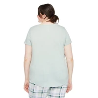 George Women's Plus V-Neckline Tee, Sizes 1X-3X