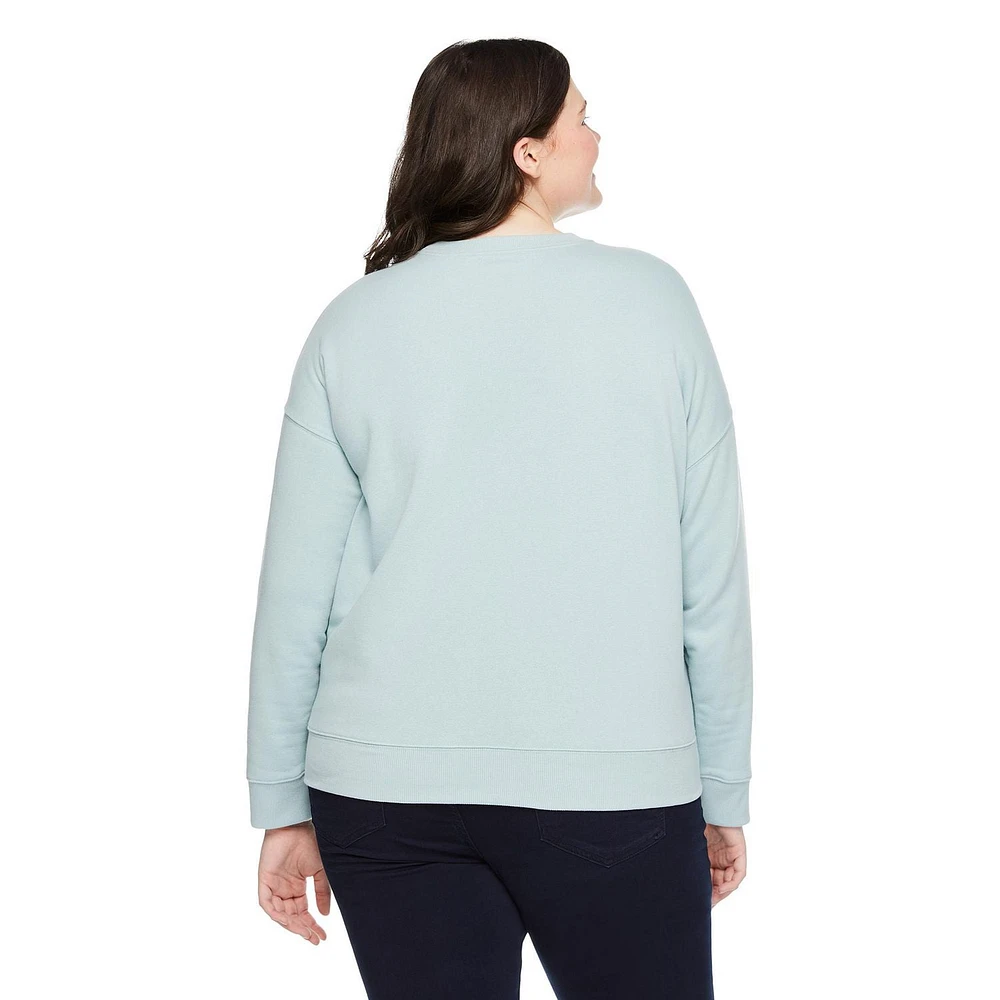 George Women's Plus Fleece Popover