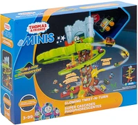 Fisher-Price Thomas & Friends Minis Glow in the Dark Twist-n-Turn Stunt Set