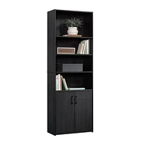 Mainstays Traditional 5 Shelf Bookcase with Doors