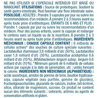 Equate Capsules végétariennes d'acidophilus et bifidus 6 milliards de cellules actives